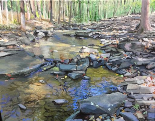 Upper Wickecheoke. 2019. oil on linen. 9